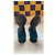 Autre Marque Stivaletti Arche Blu e Grigio in Nubuck e Nylon - vista 5