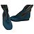 Autre Marque Stivaletti Arche Blu e Grigio in Nubuck e Nylon