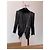 Balmain Black Leather Biker Jacket - view 2