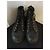 Sneakers alte Louis Vuitton Stellar in pelle nera Nero - vista 4