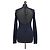 Top Victoria Beckham de lana azul marino con espalda abierta