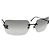 Chanel Sonnenbrille CC Logo mit Strass, grau getönt, randlos schwarz