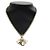 Collana in catena dorata con logo Christian Dior D'oro