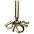 Collana in catena dorata con logo Christian Dior D'oro - vista 2