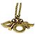 Collana in catena dorata con logo Christian Dior D'oro - vista 6