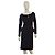 Roberto Cavalli Wollkleid in Anthrazitgrau Cocktailkleid