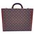 Pasta Executiva de Tecido Vintage Louis Vuitton Marrom - vista 2