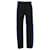 Day Balenciaga Striped Twill Trousers in Black Cotton  ref.2098896