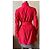Jaqueta Moncler Vermelha de Poliéster Vermelho - vista 3