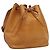Noe LOUIS VUITTON Borsa a Spalla Petit Noé in Pelle Nomad Beige M85003 LV Auth KD147