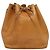 Noe LOUIS VUITTON Borsa a Spalla Petit Noé in Pelle Nomad Beige M85003 LV Auth KD147 - vista 13