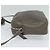 SAINT LAURENT Sac à bandoulière en cuir gris argent Auth ep7783 Marron Argenté - vue 4