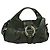 Bulgari Borsa a mano BVLGARI in pelle 2 vie verde Auth 113313