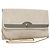 Christian Dior Schultertasche aus Waben-Canvas mit Kette aus PVC-Leder in Weiß Auth EC494
