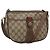 Borsa a spalla GUCCI GG Supreme Web Sherry Line PVC Beige Rosso 89 02 032 Auth BA465