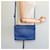 Céline Borsa a spalla Trio in pelle blu e oro Auth mr1142 D'oro - vista 28