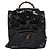 Zaino GUCCI Bamboo Pelle lucida Nera 003 2058 0030 Auth nb014 Nero - vista 2