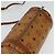 Borsa a Spalla MCM Vicetos Logogram in Pelle PVC Marrone Auth IN019 - vista 6