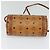 Borsa a Spalla MCM Vicetos Logogram in Pelle PVC Marrone Auth IN019 - vista 9