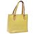LOUIS VUITTON Monogram Vernis Houston Borsa a Mano Giallo Lime M91055 LV Auth hk2222 D'oro