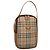 Autre Marque Borsa a spalla Burberrys Nova Check Blue Label in tela beige Auth ti2830