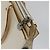 Borsa Tote Salvatore Ferragamo Smalto Bianco Argento Auth bs23225 - vista 15