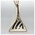 Borsa Tote Salvatore Ferragamo Smalto Bianco Argento Auth bs23225 - vista 4