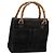Bamboo Borsa a mano GUCCI in pelle scamosciata nera e oro 000 122 0316 Auth nb100 Nero D'oro