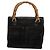 Bamboo Borsa a mano GUCCI in pelle scamosciata nera e oro 000 122 0316 Auth nb100 Nero D'oro - vista 2