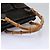 Bamboo Borsa a mano GUCCI in pelle scamosciata nera e oro 000 122 0316 Auth nb100 Nero D'oro - vista 7