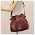 CARTIER Borsa a Spalla Must Line Pelle Bordeaux Oro Auth bs22994 D'oro Bordò - vista 21