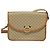 Céline Borsa a spalla in tela Macadam CELINE beige oro Auth JB008 D'oro - vista 2