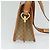 Céline Borsa a spalla in tela Macadam CELINE beige oro Auth JB008 D'oro - vista 4