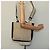 PRADA Borsa a mano in tela 2 vie beige Auth EC469 - vista 23