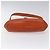 Céline Borsa a spalla in pelle arancione Auth EC246 - vista 9