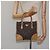 PRADA Borsa a mano in lana marrone Auth hk2259 - vista 23