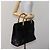 Borsa a mano in pelle Gucci Bamboo nera e oro 002 2855 0322 0 Auth fm4384 Nero D'oro - vista 21