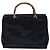 Borsa a mano in pelle Gucci Bamboo nera e oro 002 2855 0322 0 Auth fm4384 Nero D'oro - vista 3