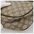 Borsa a spalla GUCCI GG Supreme Web Sherry Line PVC Beige Oro Auth KD211 D'oro - vista 12