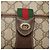 Borsa a spalla GUCCI GG Supreme Web Sherry Line PVC Beige Oro Auth KD211 D'oro - vista 14
