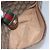 Borsa a spalla GUCCI GG Supreme Web Sherry Line PVC Beige Oro Auth KD211 D'oro - vista 21