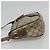 Borsa a spalla GUCCI GG Supreme Web Sherry Line PVC Beige Oro Auth KD211 D'oro - vista 5