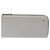 CHANEL Camelia Cartera Larga Cuero Plata CC Auth am7960 - vista 2