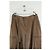 Salvatore Ferragamo Pantalones rectos de cuero marrón Castaño - vista 2