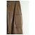 Salvatore Ferragamo Pantalones rectos de cuero marrón Castaño - vista 3