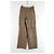Salvatore Ferragamo Pantalones rectos de cuero marrón Castaño - vista 4