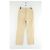 Acne Pantalones de cuero rectos Beige - vista 5
