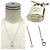 Collana con pendente argento Lockit Louis Vuitton - vista 3