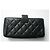 Portafoglio CC CHANEL - O Mini nero trapuntato con zip IN BUONE CONDIZIONI - vista 4