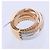 Bague De Grisogono Allegra en or rose et céramique blanche avec diamants, taille 53 EU Doré - vue 11